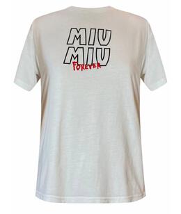 MIU MIU: Футболка 