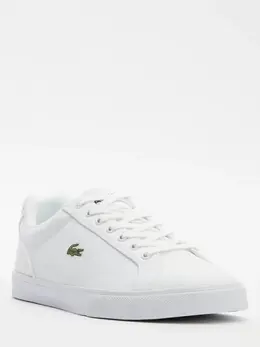 Lacoste: Белые кеды 