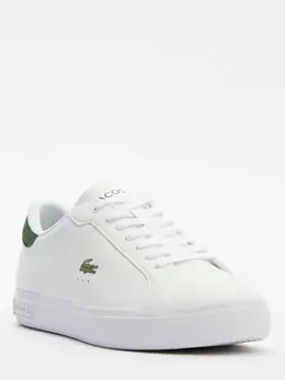 Lacoste: Белые кеды 