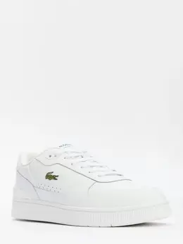 Lacoste: Белые кеды 