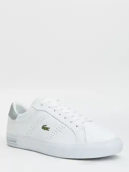 Lacoste: Белые кеды 