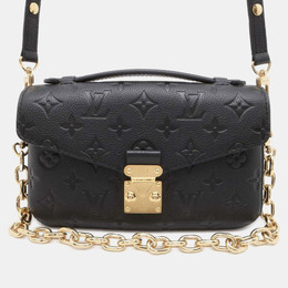 Louis Vuitton: Чёрная сумка  Pochette