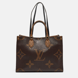 Louis Vuitton: Коричневая сумка 