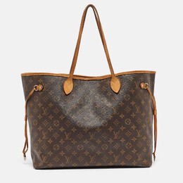 Louis Vuitton: Коричневая сумка  Neverfull