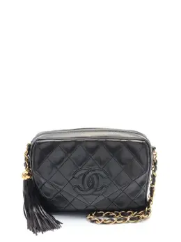 CHANEL Pre-Owned: Чёрная сумка 