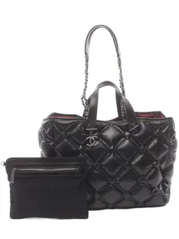 CHANEL Pre-Owned: Чёрная сумка 