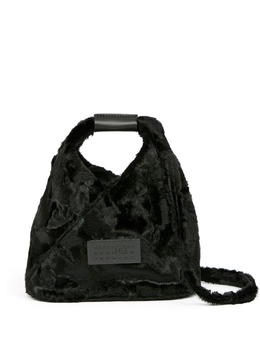 MM6 Maison Margiela: Чёрная сумка через плечо 
