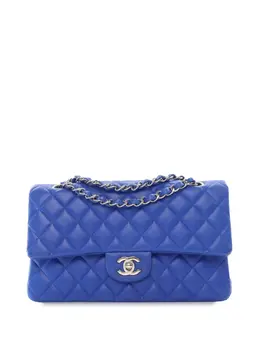 CHANEL Pre-Owned: Голубая сумка 