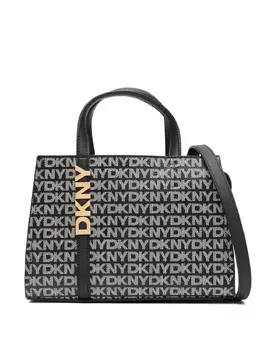 DKNY: Чёрная сумка-шоппер 