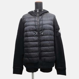 Moncler: Чёрный кардиган 