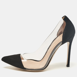 Gianvito Rossi: Чёрные туфли  Plexi