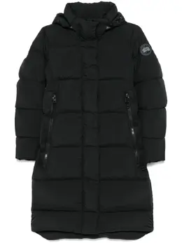 Canada Goose: Чёрный пуховик 