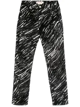 Marni: Чёрные брюки 