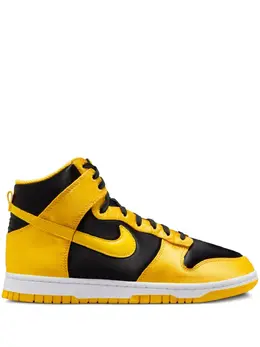 Nike: Жёлтые кроссовки  Dunk High