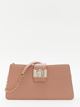 Furla: Розовая сумка 