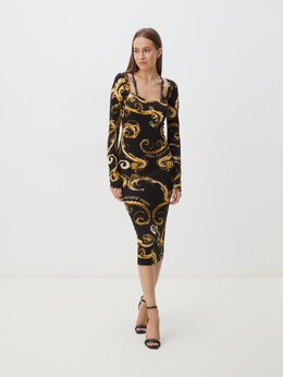 Versace Jeans Couture: Чёрное платье 