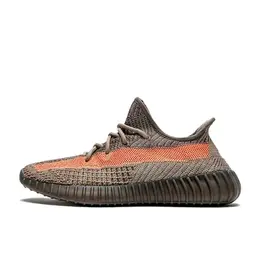 adidas: Коричневые кроссовки  Yeezy Boost 350 v2