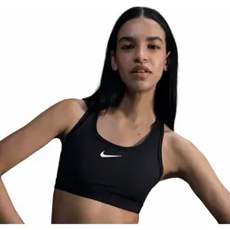 NIKE: Чёрный топ  Swoosh