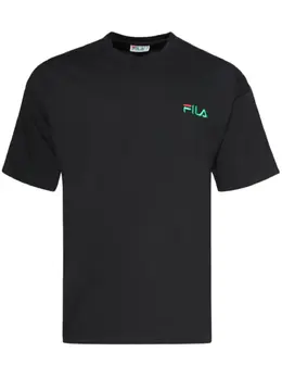 Fila: Чёрная футболка 