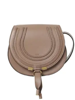 Chloé: Бежевая сумка  Marcie