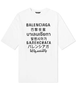 BALENCIAGA: Футболка оверсайз 