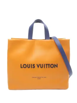 Louis Vuitton Pre-Owned: Оранжевая сумка-шоппер 