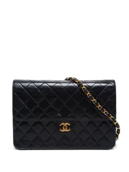 CHANEL Pre-Owned: Чёрная сумка 