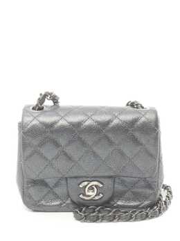 CHANEL Pre-Owned: Тёмная сумка 