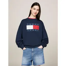 Tommy Jeans: Тёмный свитшот 