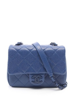 CHANEL Pre-Owned: Синяя сумка 