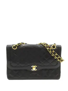 CHANEL Pre-Owned: Чёрная сумка 