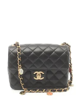 CHANEL Pre-Owned: Чёрная сумка 