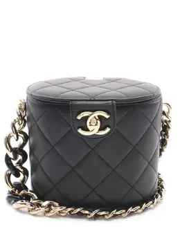 CHANEL Pre-Owned: Чёрная сумка 