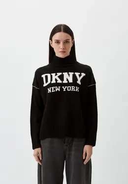 DKNY: Чёрный свитер 