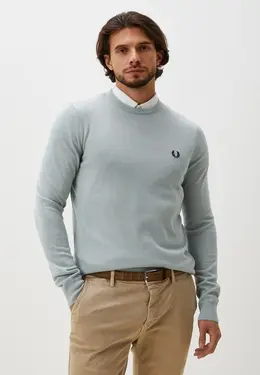 Fred Perry: Зелёный свитер 