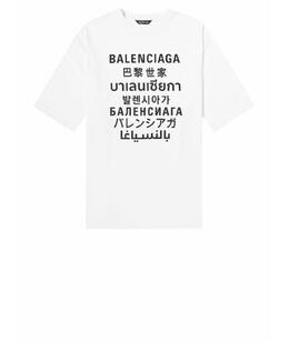 BALENCIAGA: Футболка оверсайз 