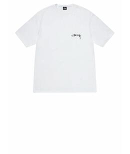 STUSSY: Белая футболка 