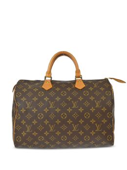 Louis Vuitton Pre-Owned: Коричневая сумка-шоппер 