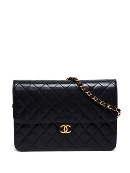 CHANEL Pre-Owned: Чёрная сумка 