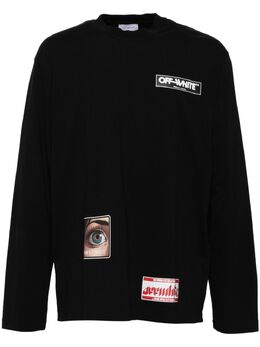Off-White: Чёрная футболка 