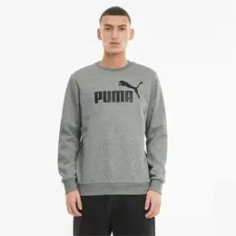 PUMA: Серый свитшот  Ess