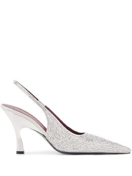 Stella McCartney: Серебристые туфли 