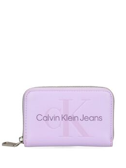 Calvin Klein: Фиолетовый кошелёк 