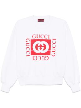 Gucci: Белый свитшот 