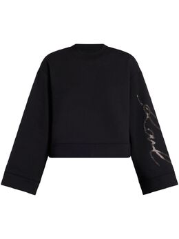 Karl Lagerfeld: Чёрный свитшот 
