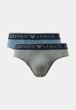 Emporio Armani: Голубые трусы 