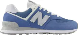 New Balance: Синие кроссовки  574