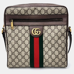 Gucci: Бежевая сумка  Ophidia