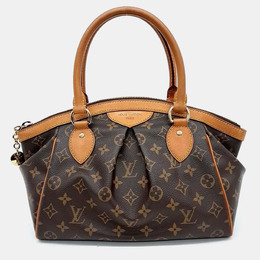 Louis Vuitton: Коричневая сумка 