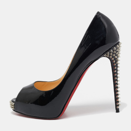 Christian Louboutin: Чёрные босоножки 